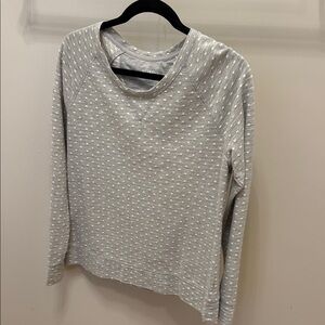 Merona Light Gray Textured Sweatshirt